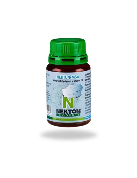 Suplemento mineral y de vitamina D3 NEKTON MSA 180 gr